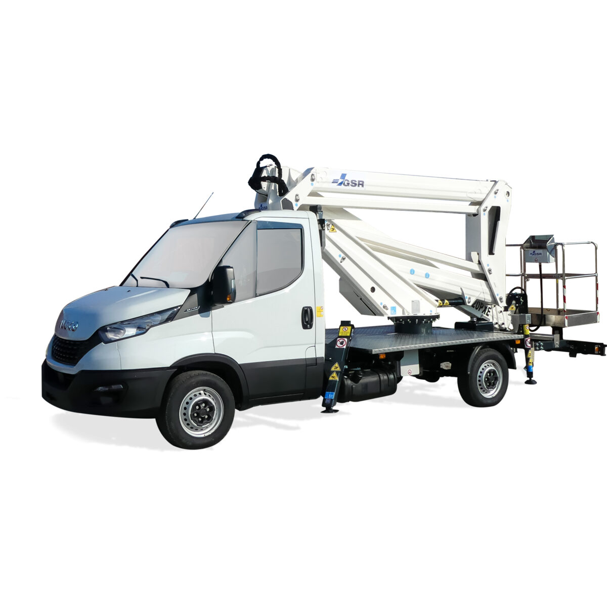 Piattaforma autocarrata doppia articolata GSR B220PXE